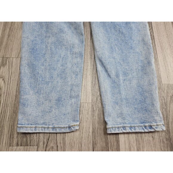 (3/$35) Old Navy Jeans Womens 4 Blue High Rise O.G. Straight Button Fly Denim - Picture 3 of 12